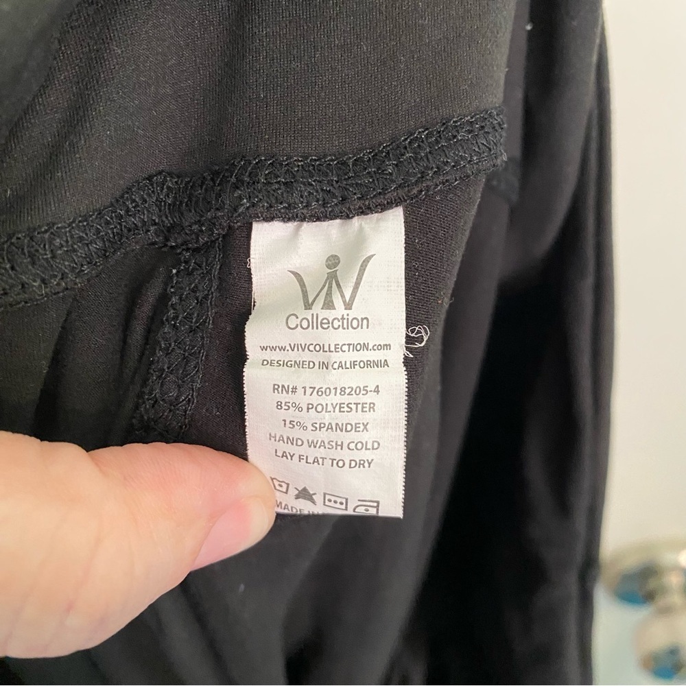 VIV brand black leggings - Picture 3 of 4